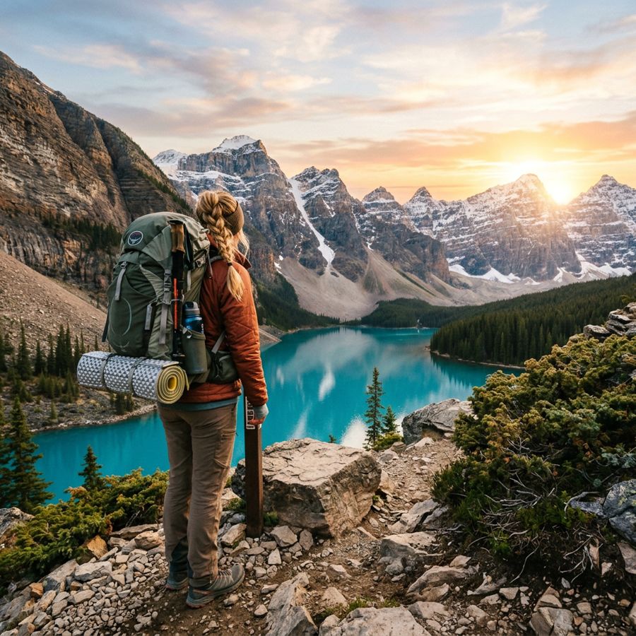 Vision board image idea for travel & adventure